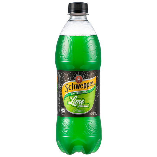 Schweppes Lime Soft Drink 600mL