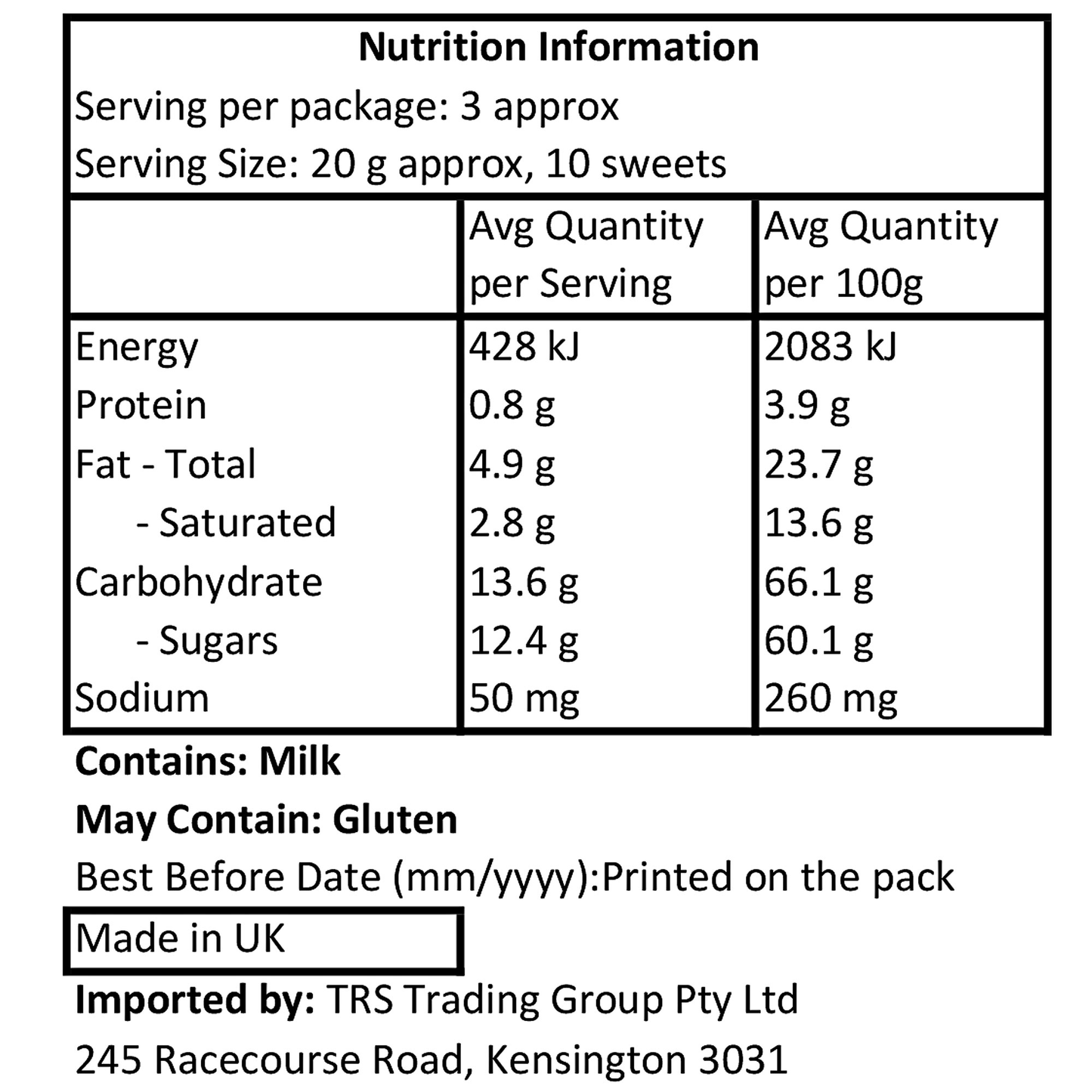 Little Rolo Giant Tube 100g