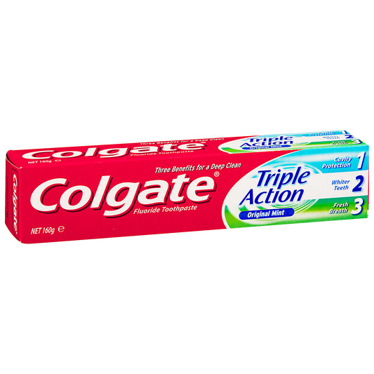 Colgate Triple Action Original Mint Toothpaste 160g