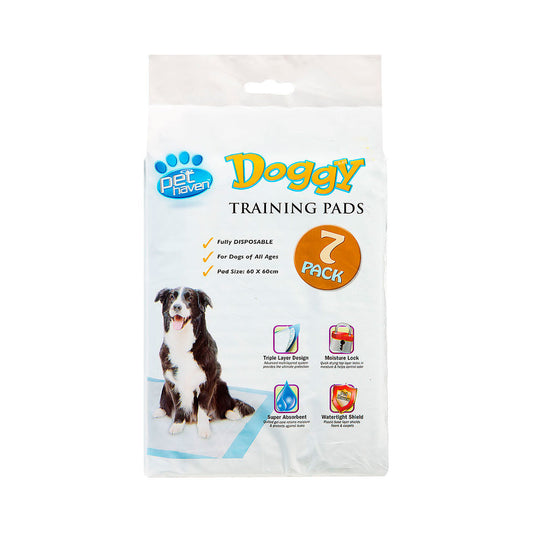Pet Haven Puppy Training Pads 60x60cm 7pk