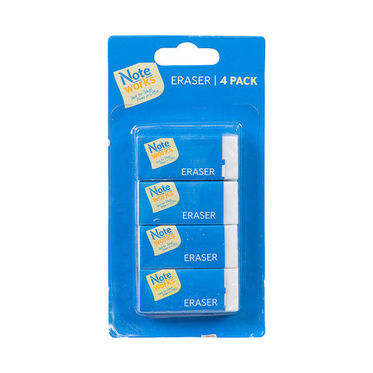 Noteworks Eraser 4pk