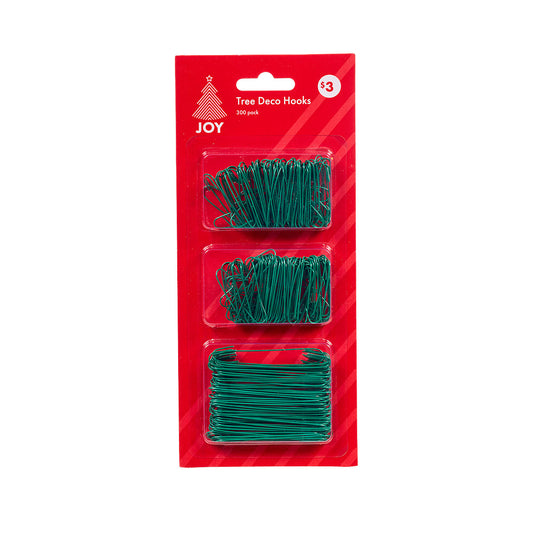 Christmas Tree Decoration Hooks 300pk
