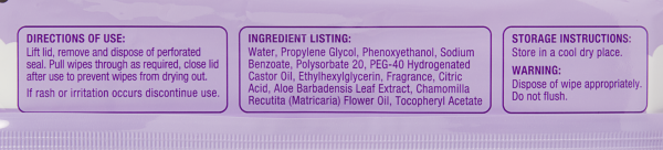 Nest & Nurture Scented Baby Wipes 70pk