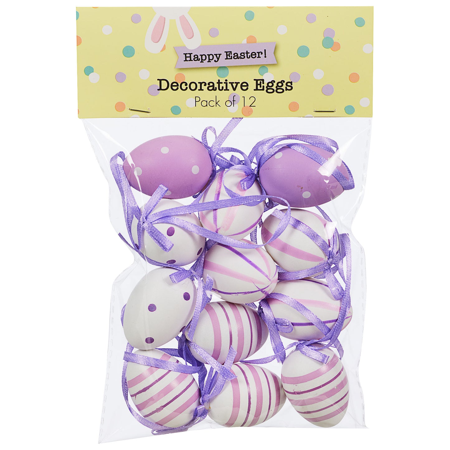 Easter Decorative Egg 12pk Assorted