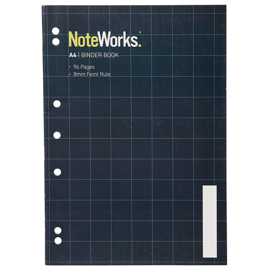 Noteworks A4 Binder Book 96pg