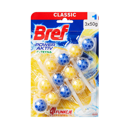 Bref Power Active Toilet Cage Lemon 50g 3pk