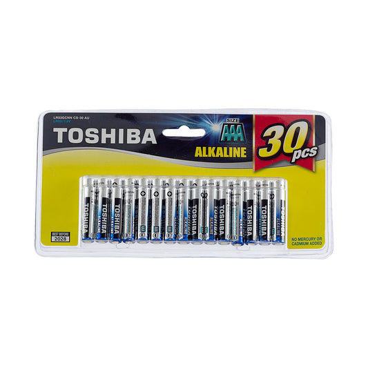 Toshiba Aaa Alkaline Battery 30pk