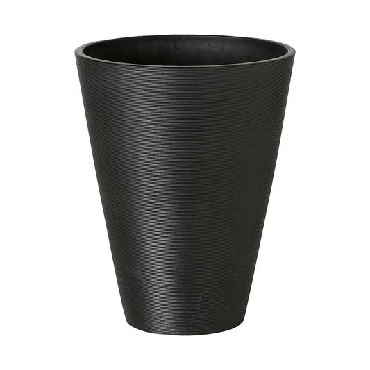 Resin Ribbed Pot 32.5cm - Assorted Colours