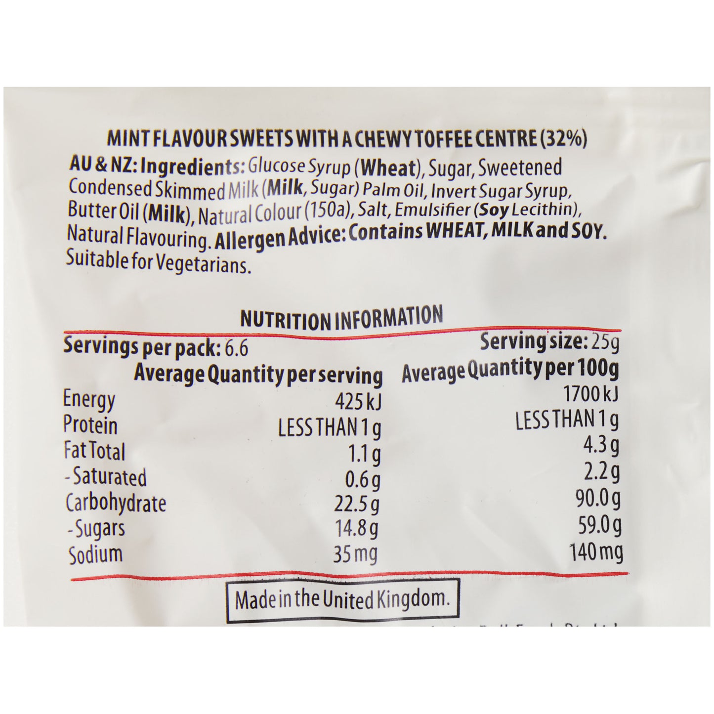 Taveners Mint Humbugs 165g