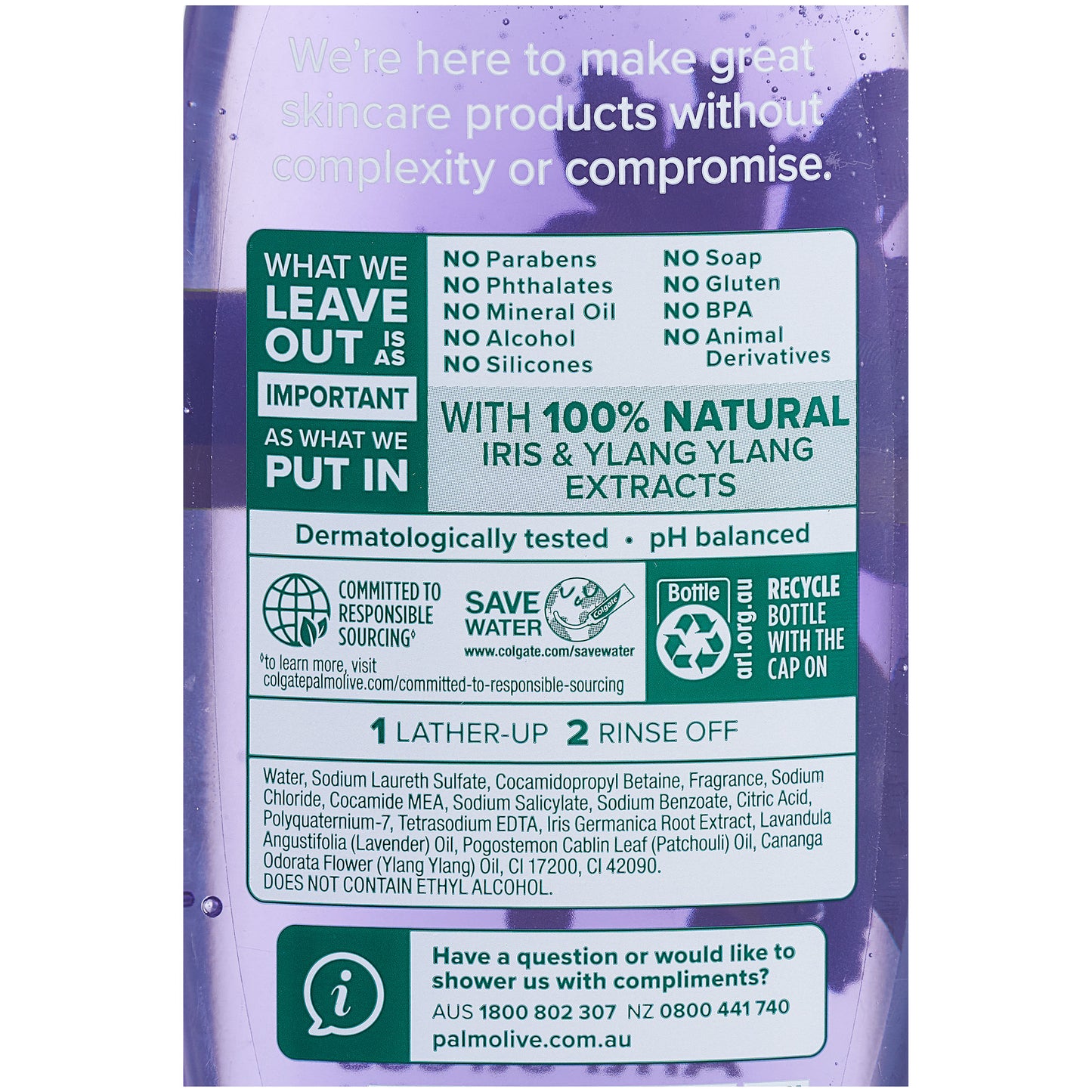 Palmolive Naturals Anti-Stress Shower Gel 500mL