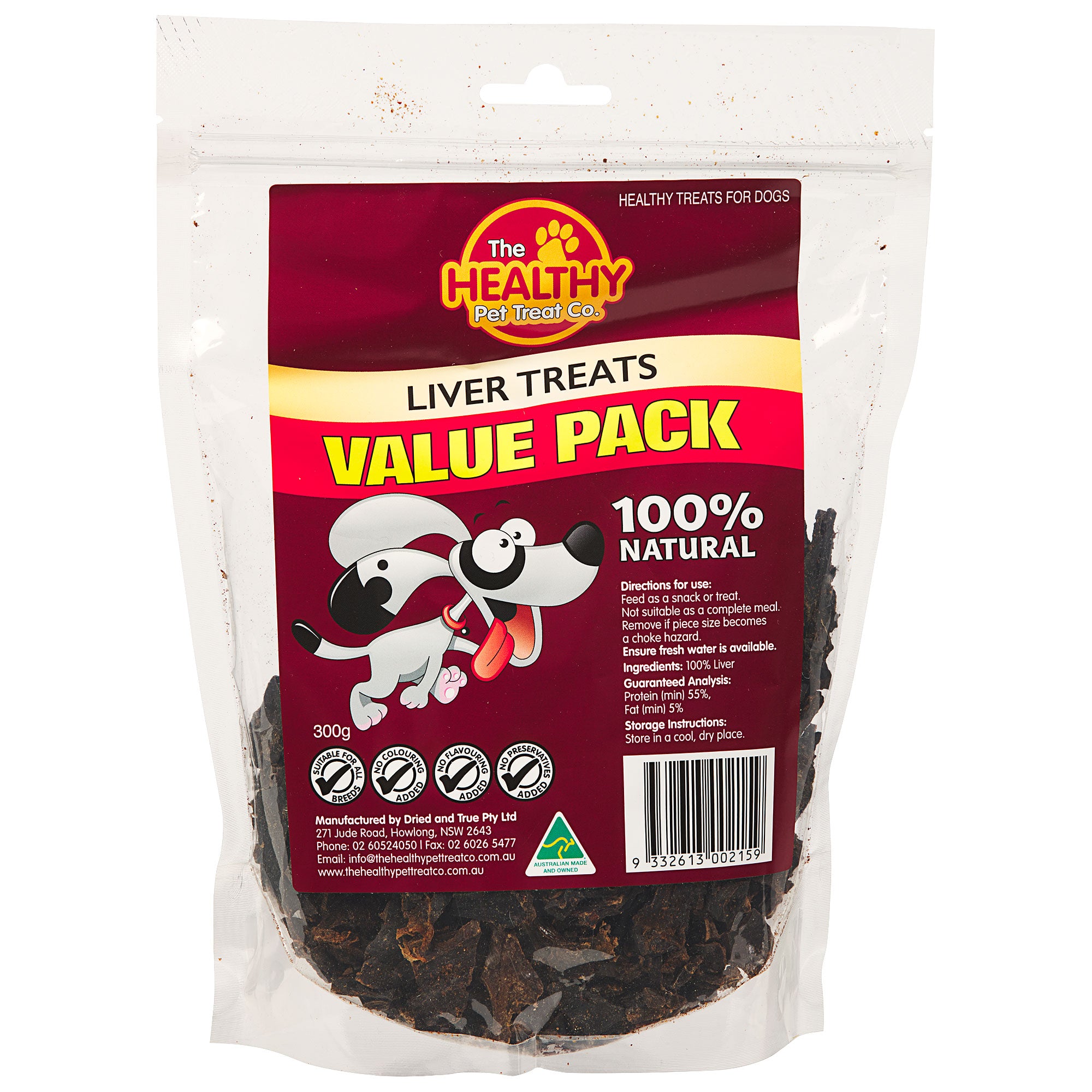 Liver Treats for Dogs 300g The Reject Shop