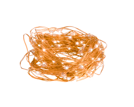 Copper Wire Lights 100 Lights