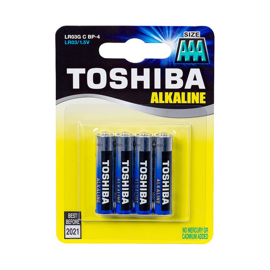 Toshiba Battery Alkaline Aaa 4pk