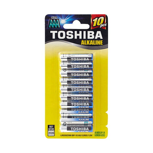 Toshiba Aaa Alkaline Battery 10pk