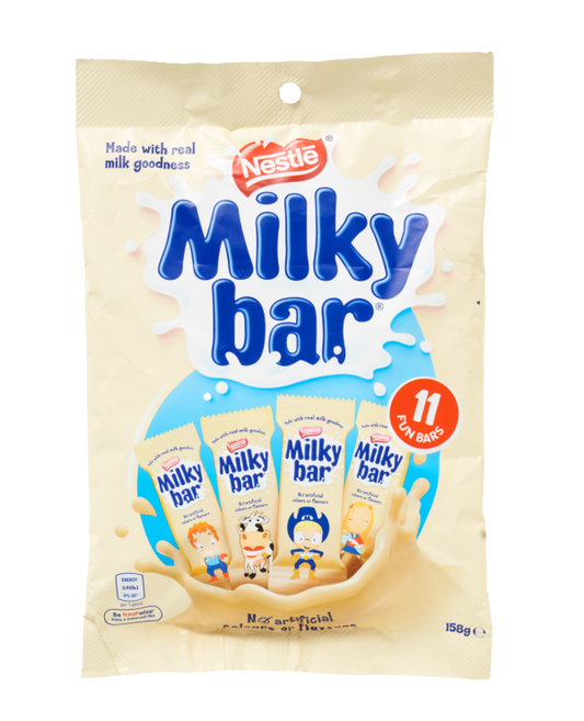 Milky Bar Chocolate Share Bag 158g 11PK