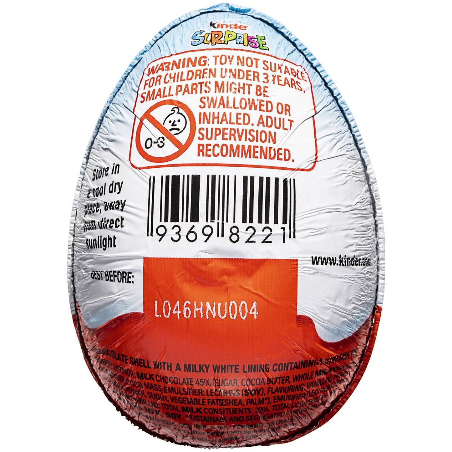 Kinder Surprise Chocolate Egg 20g