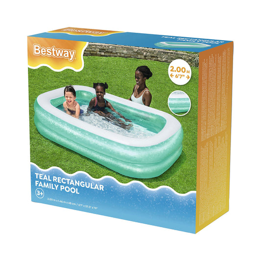 Rectangular Family Pool Blue 200x150cm