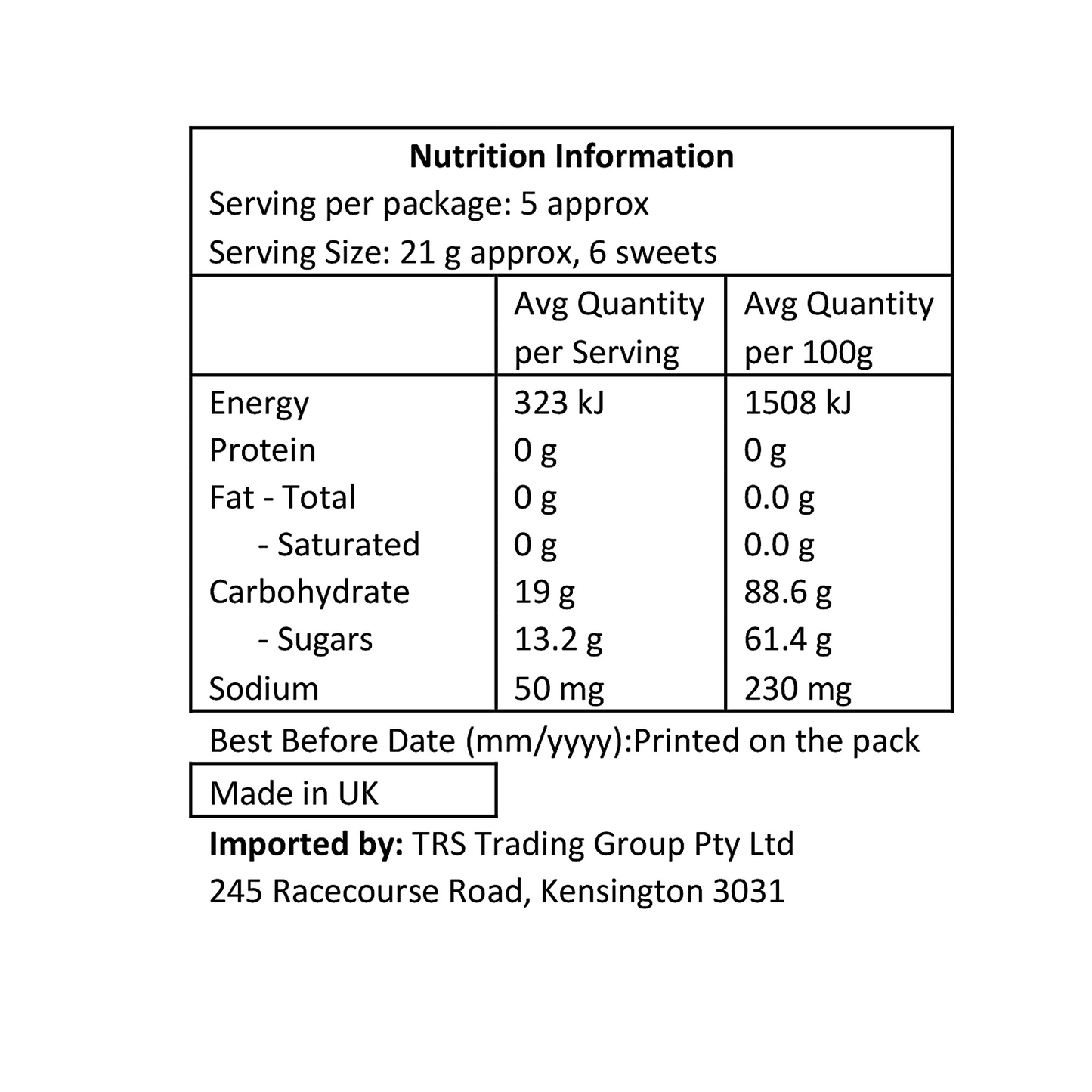 Rowntree's Fruit Pastilles Tube 115g