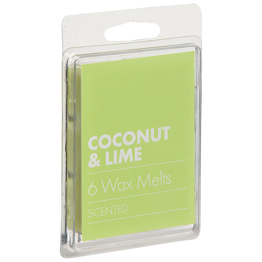 Coconut & Lime Wax Melts 6pk