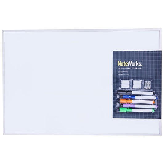 Noteworks Magnetic Whiteboard Set 40x60cm