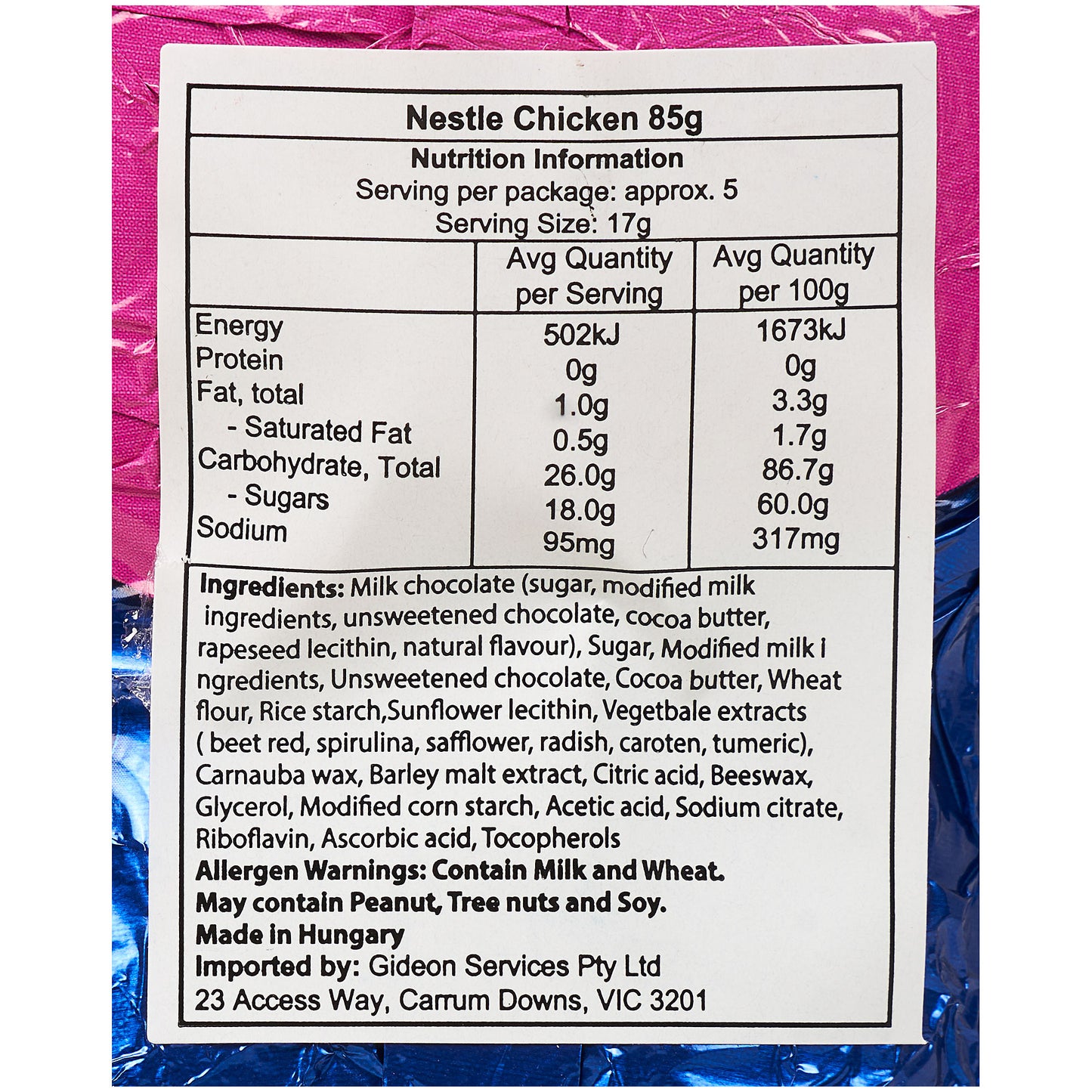 Smarties Chicken 110g