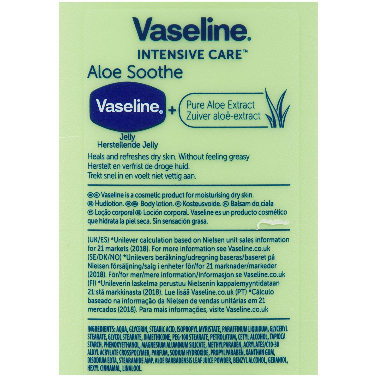 Vaseline Aloe Soothe 400mL