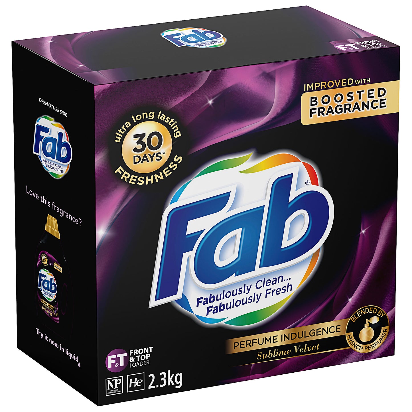 Fab Laundry Powder Indulge Sublime Velvet 2.3kg