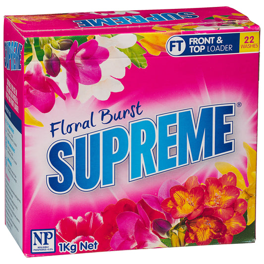 Supreme Laundry Powder Floral Burst 1kg
