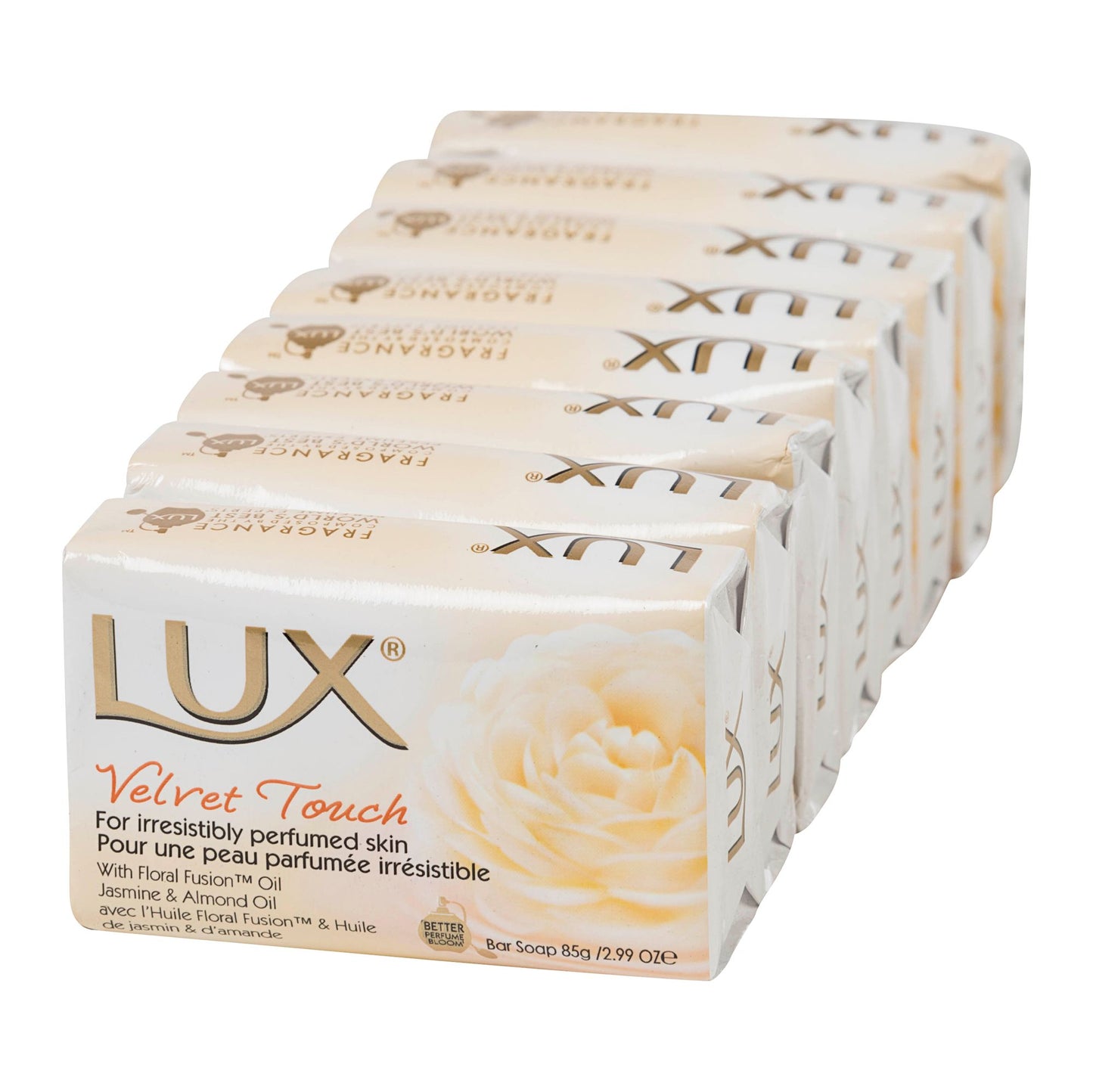 Lux Soap Velvet Jasmine 80g 8pk