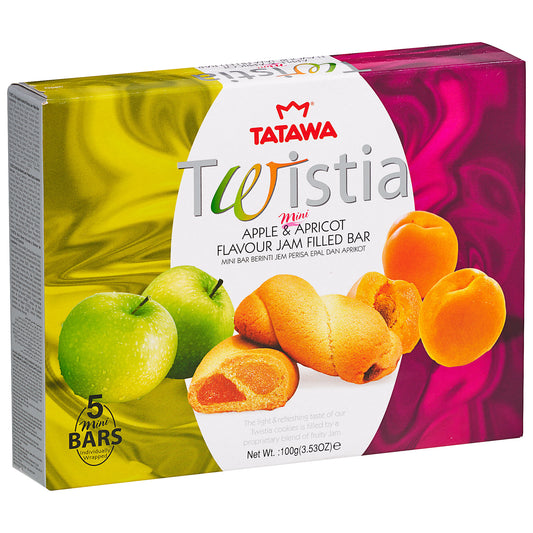 Twistia Apple & Apricot Jam Bars 6pk