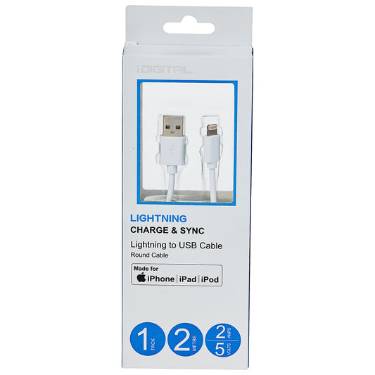 iDigital Lightning To USB Cable 2m
