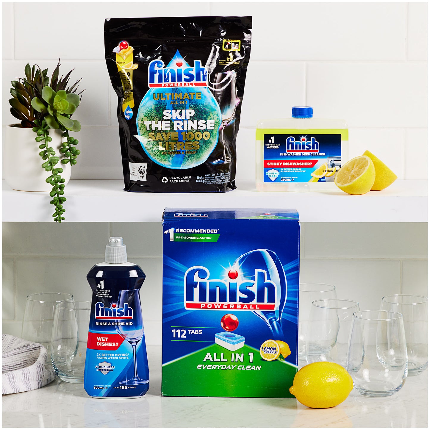Finish Dishwasher Cleaner Lemon 250mL