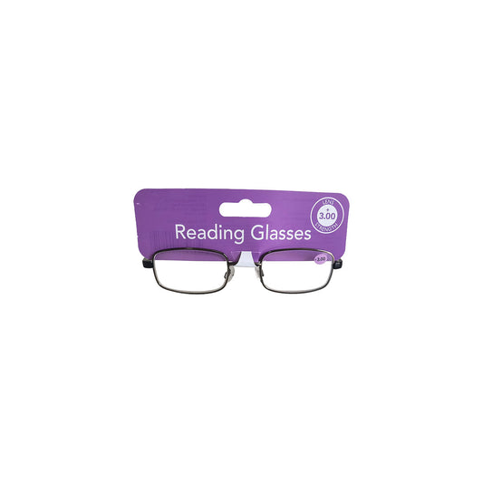 Easy Reader Glasses Metal +3.00
