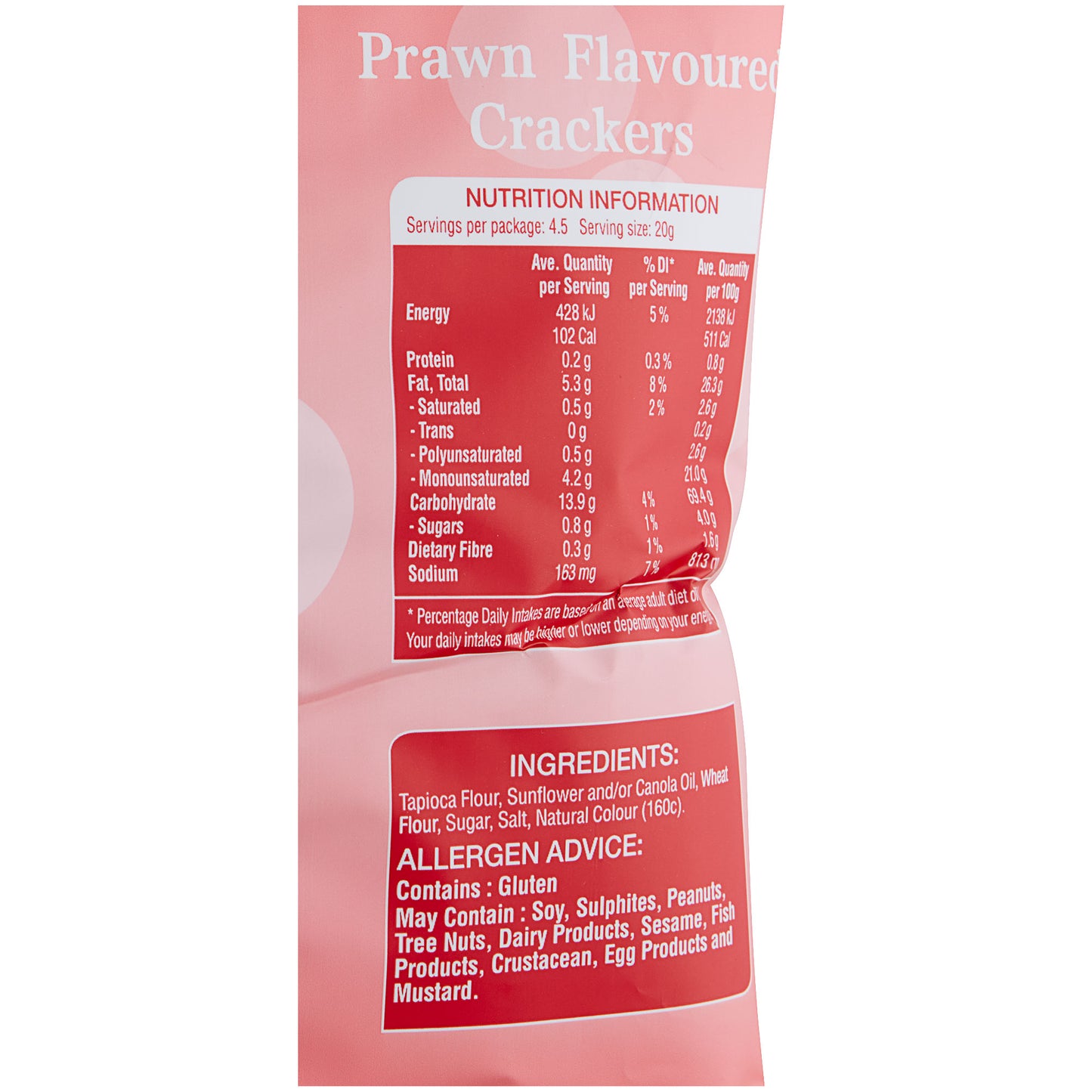 Smart Snack Prawn Crackers 90g