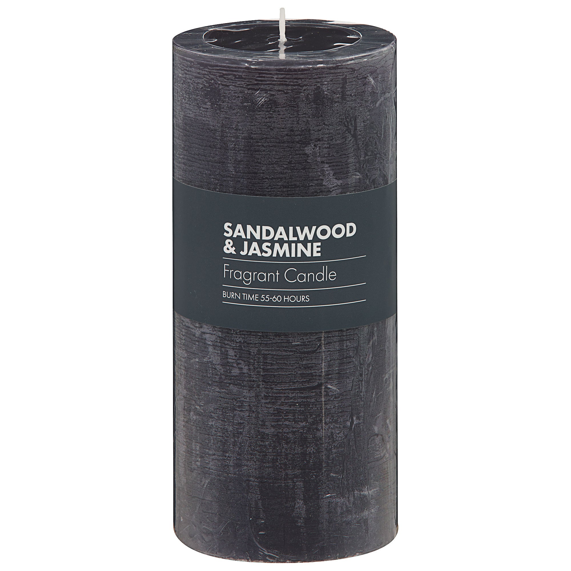 Madison & French Sandalwood & Jasmine Pillar Candle 15cm The Reject Shop