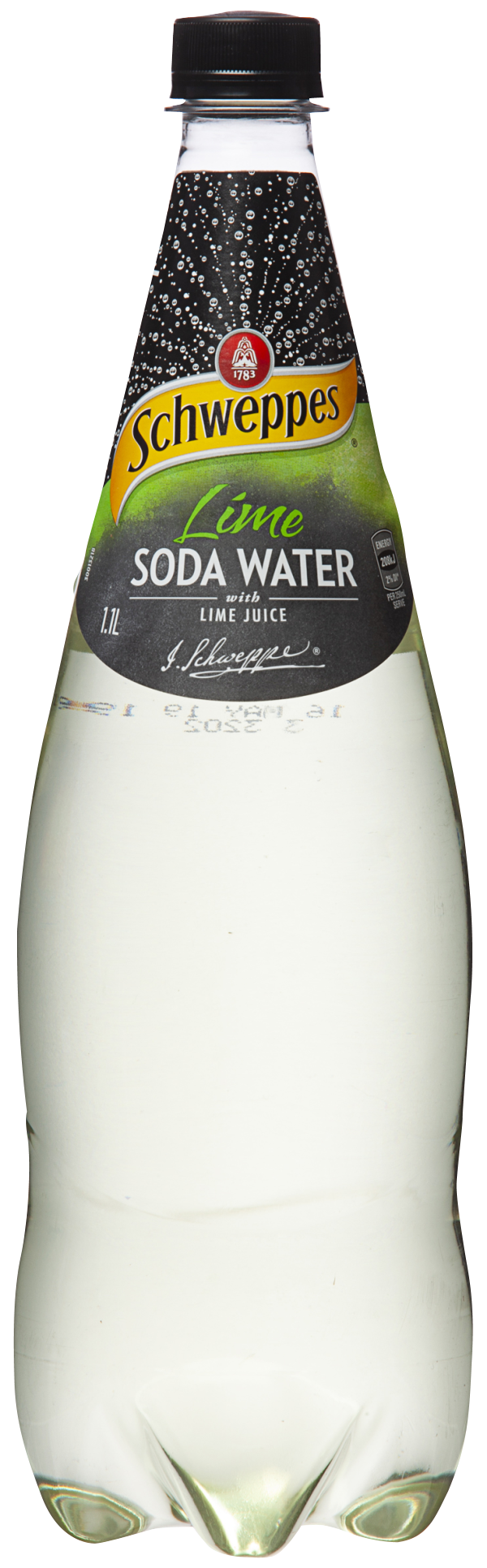 Schweppes Soda Water Lime Twist 1.1L