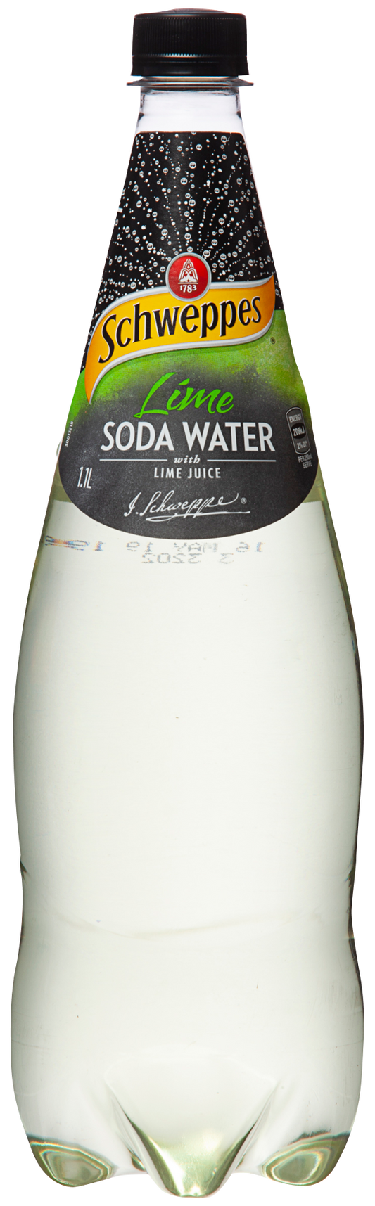 Schweppes Soda Water Lime Twist 1.1L