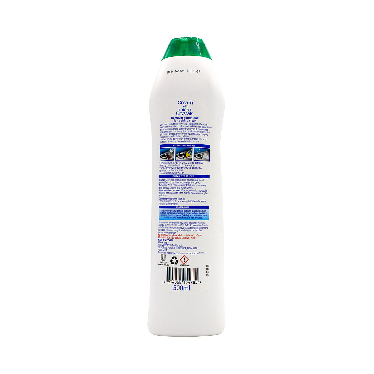 Jif Cream Cleanser Original 500mL
