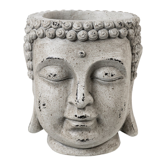 Buddha Head Planter 19cm