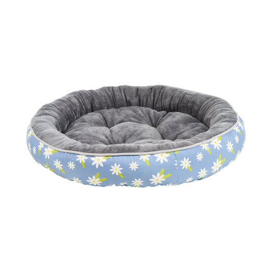 Pet Bed Round Sadie Print 76cm - Dog Bed