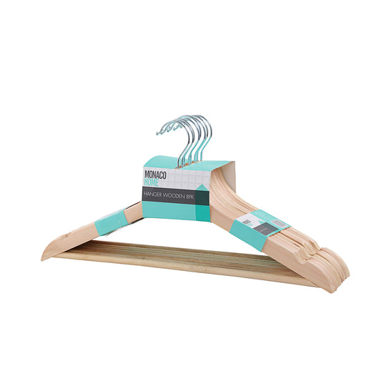 Wooden Hangers 8pk