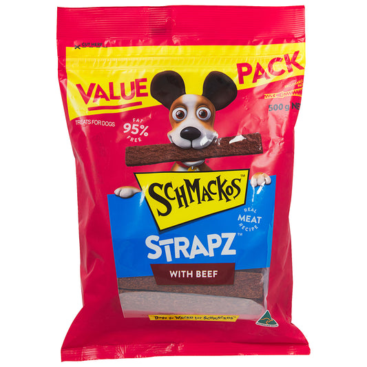 Schmackos Beef Strapz 500g