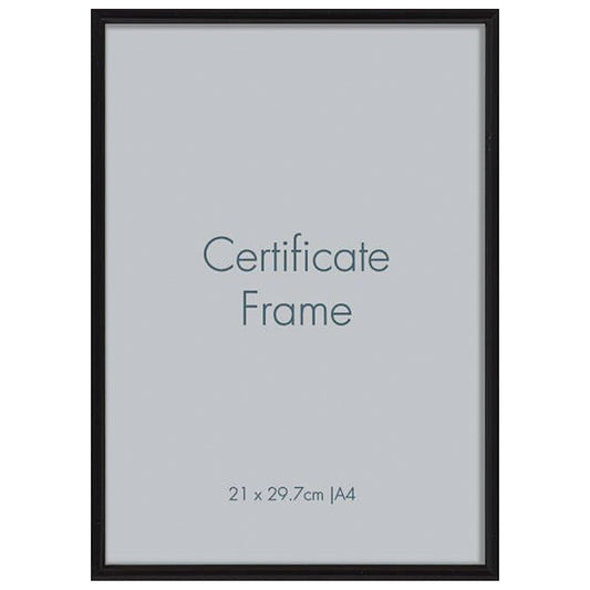 Black A4 Certificate Frame