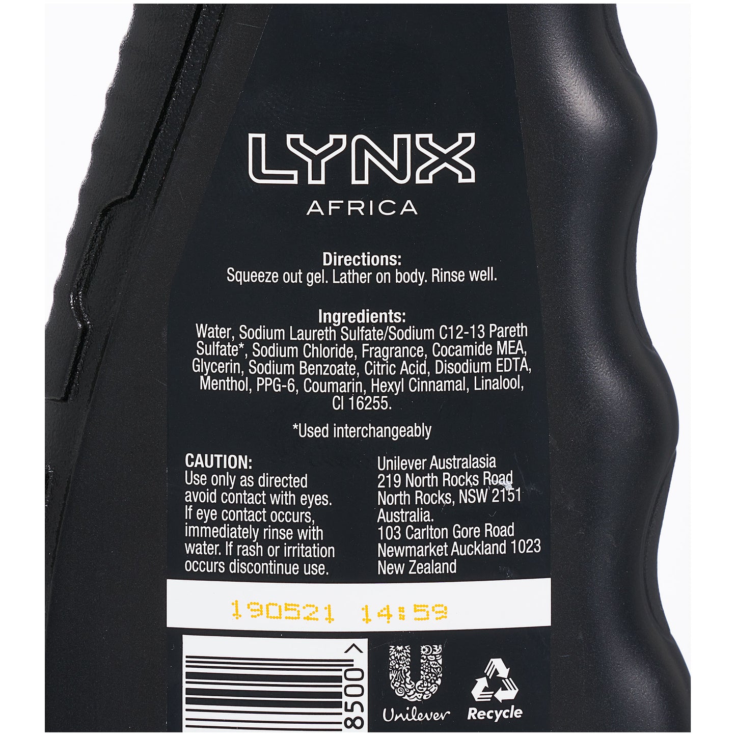 Lynx Africa Mandarin & Sandalwood Body Wash 400mL