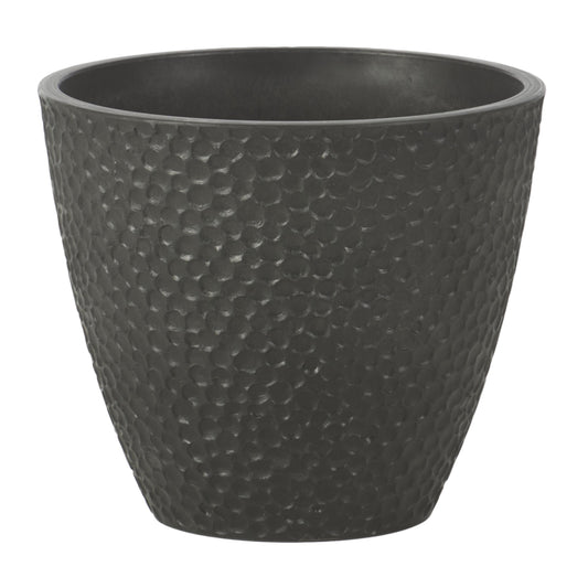 Plastic Dimple Pot 25 x 21cm Assorted Colours