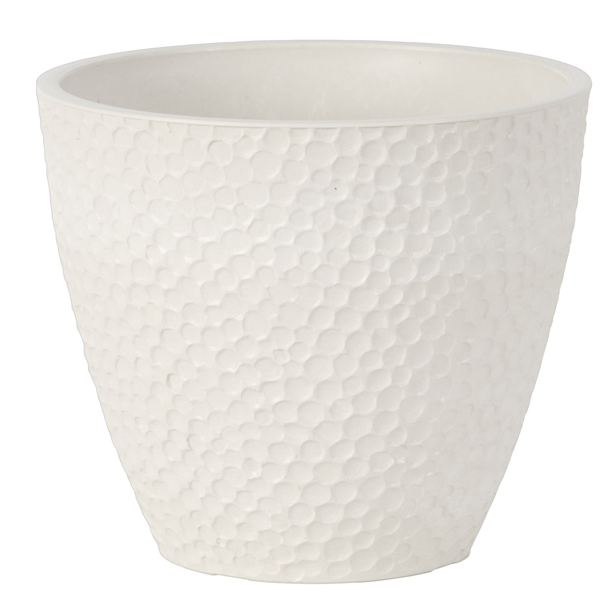 Plastic Dimple Pot 25 x 21cm Assorted Colours