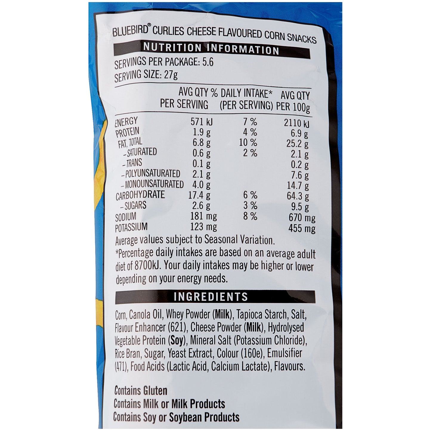 Bluebird Curlies 150g