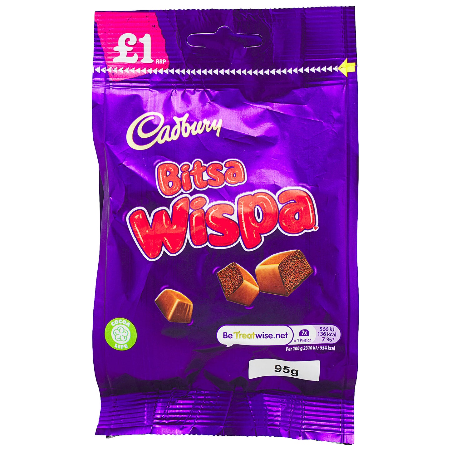 Cadbury Bitsa Wispa 95g