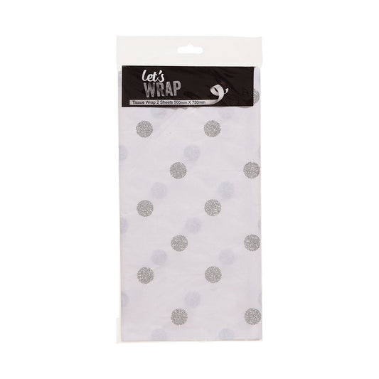 Let's Wrap Tissue Wrap 50x75cm 2pk