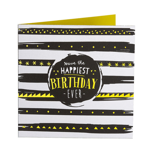 Traditional Happiest Birthday Card